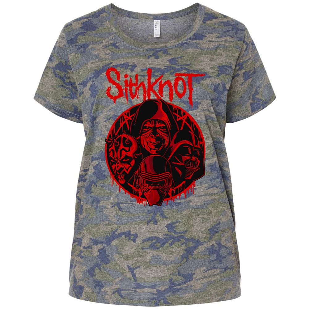 Ladies Curvy Jersey - JWKMS7X8 - Vintage Camo - 5