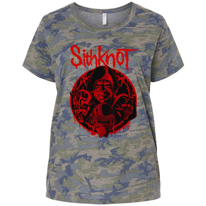 Ladies Curvy Jersey - JWKMS7X8 - Vintage Camo - 5