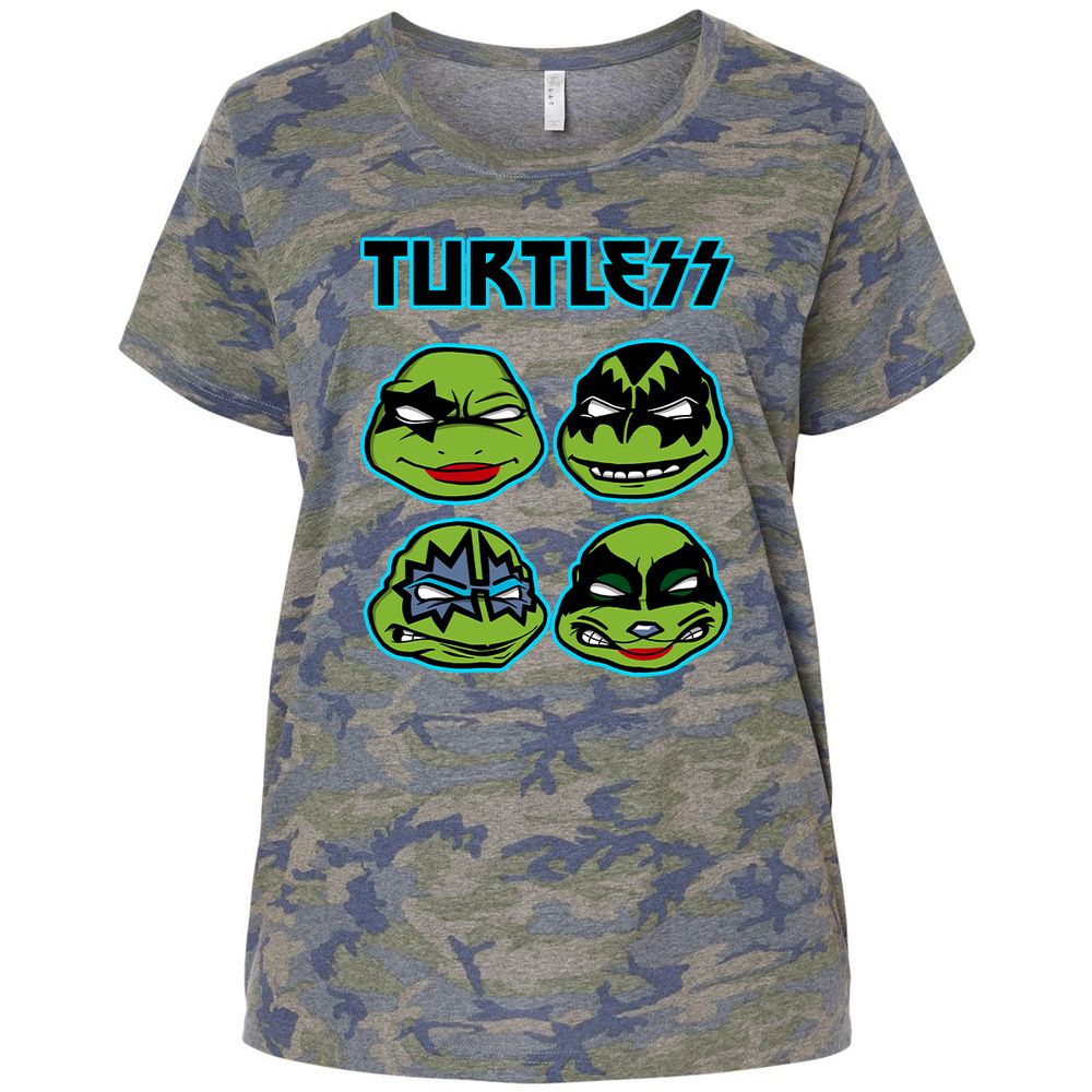 Ladies Curvy Jersey - 9DKPNMG4 - Vintage Camo - 5