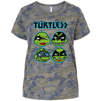 Ladies Curvy Jersey - 9DKPNMG4 - Vintage Camo - 5