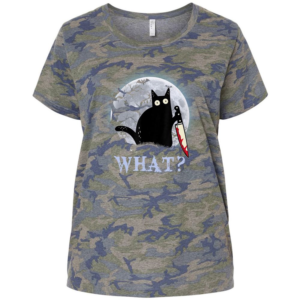 Ladies Curvy Jersey - DXJGUV4P - Vintage Camo - 5