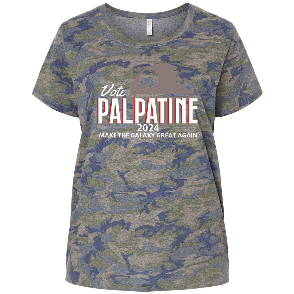Ladies Curvy Jersey - VTRT9DGU - Vintage Camo - 5