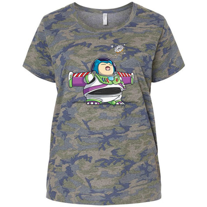 Ladies Curvy Jersey - 552XUJ7P - Vintage Camo - 5