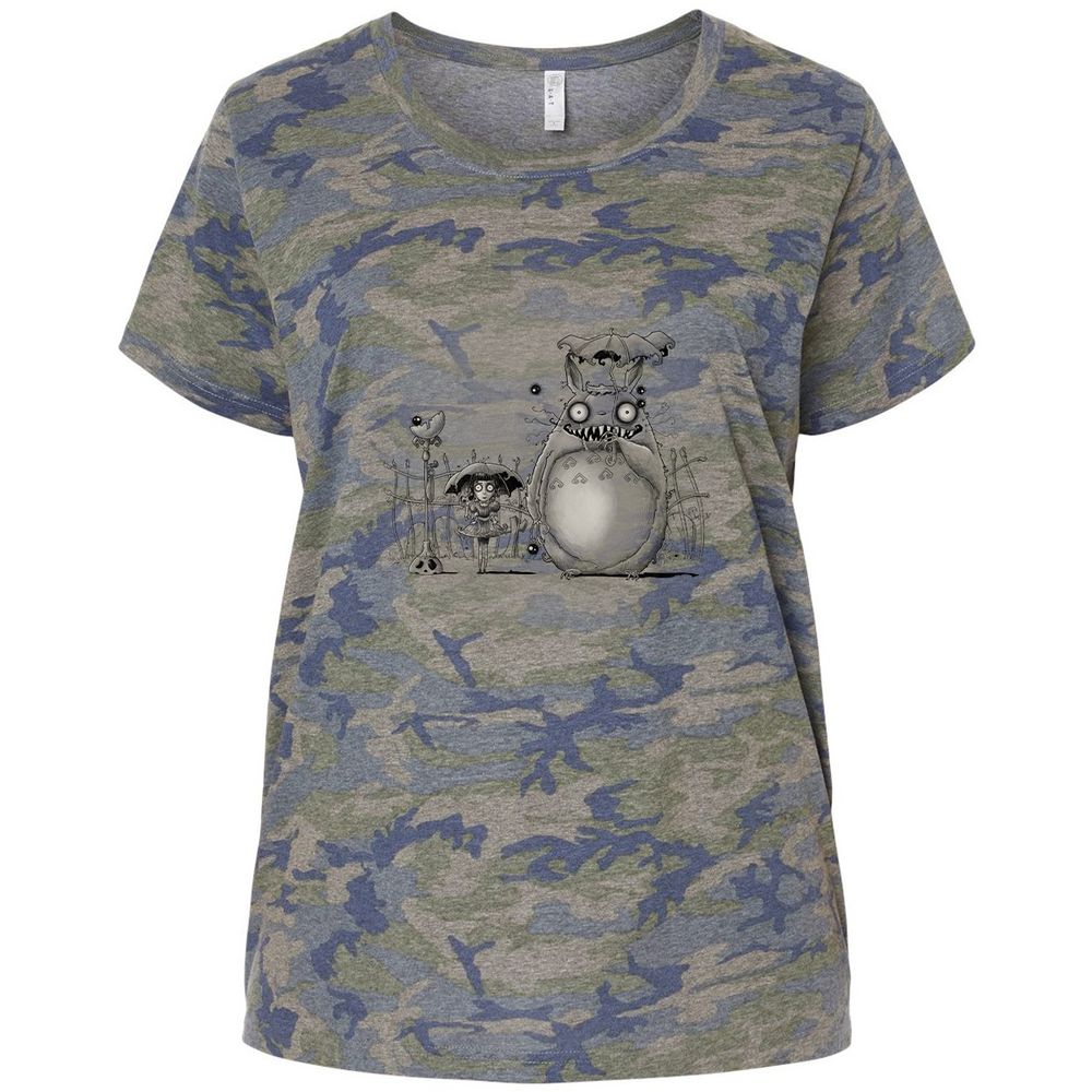 Ladies Curvy Jersey - 782T538M - Vintage Camo - 5