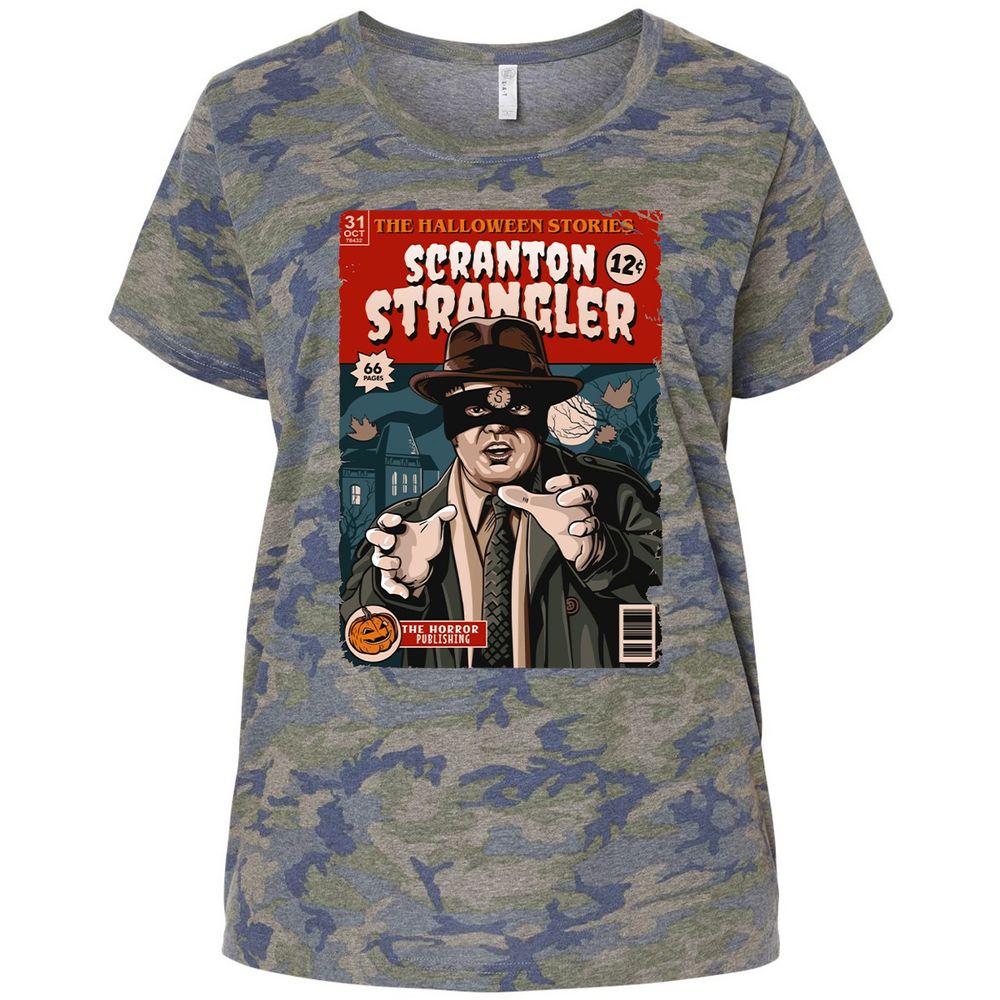 Ladies Curvy Jersey - QAT4GAZC - Vintage Camo - 5