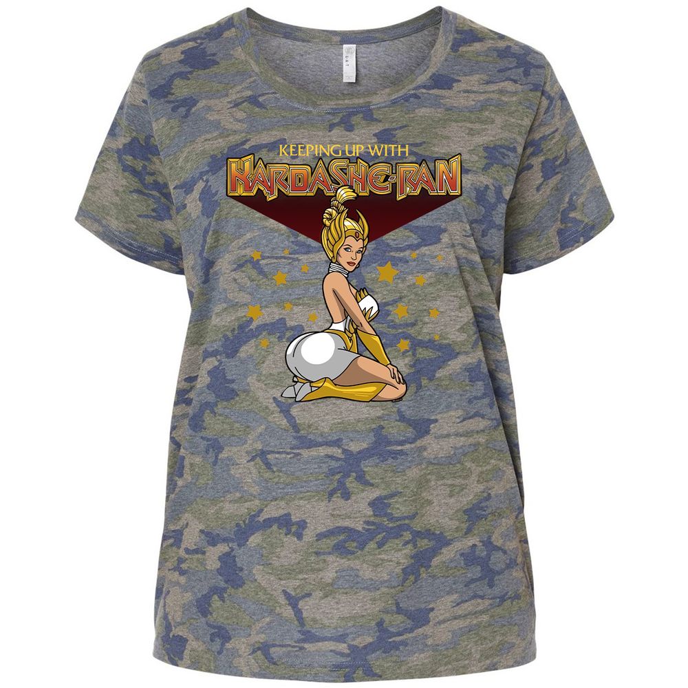 Ladies Curvy Jersey - 2FP63GV2 - Vintage Camo - 5