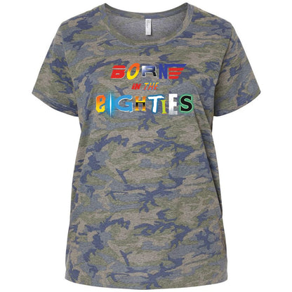 Ladies Curvy Jersey - UE8VK7KH - Vintage Camo - 5