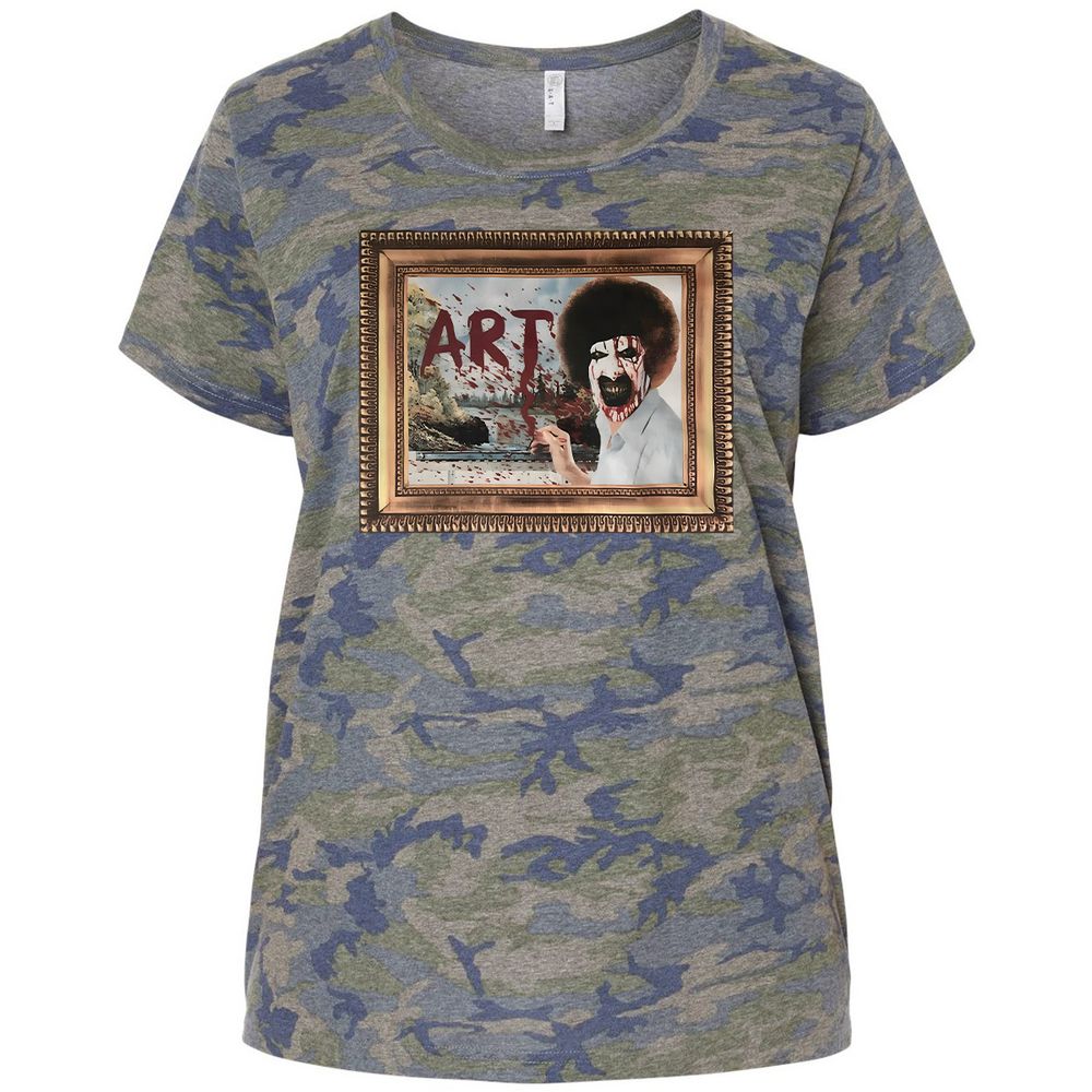 Ladies Curvy Jersey - V2K6S6A2 - Vintage Camo - 5