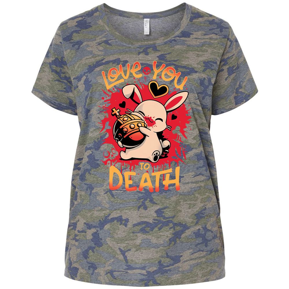 Ladies Curvy Jersey - 3XLV3DHV - Vintage Camo - 5