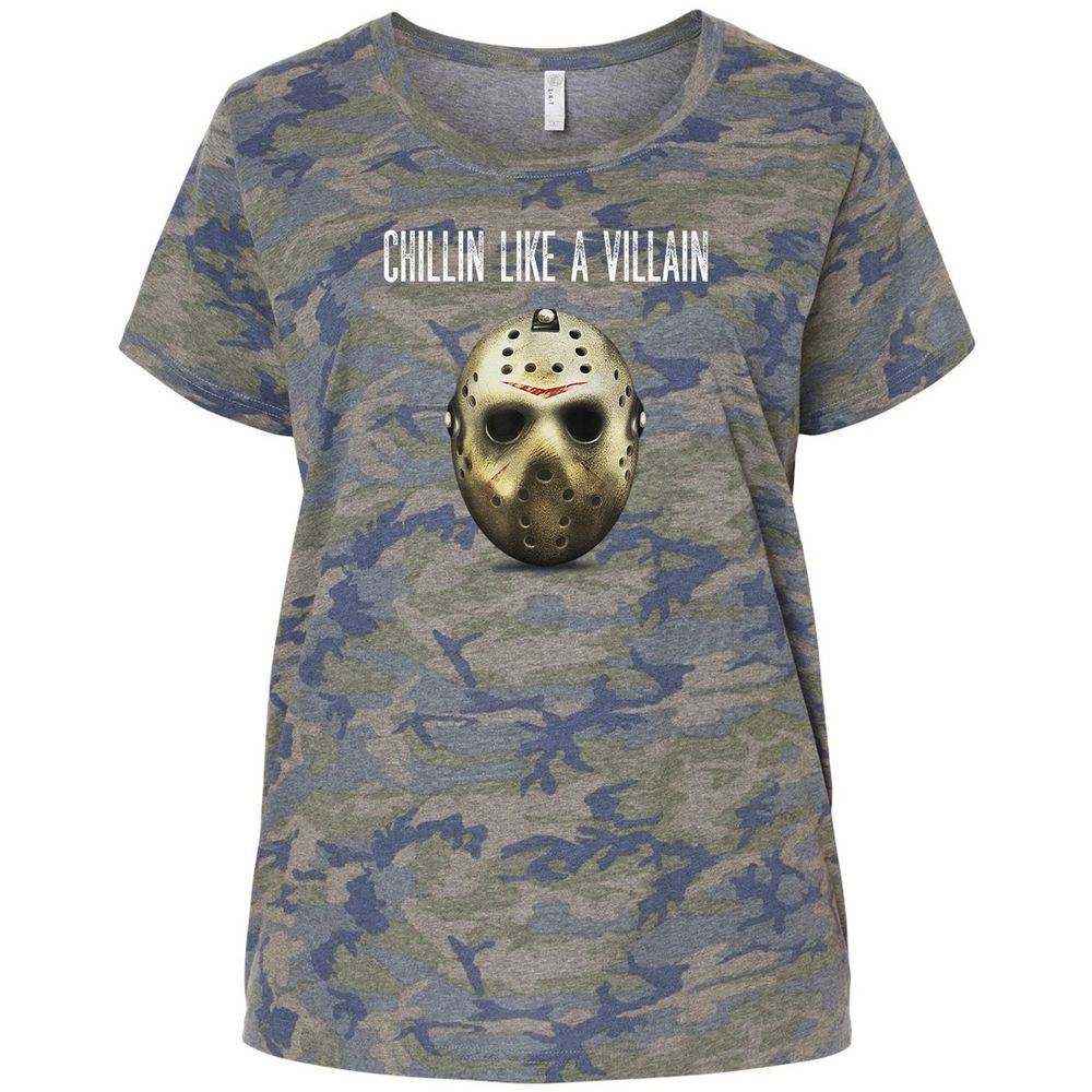 Ladies Curvy Jersey - GVWTTBCJ - Vintage Camo - 5