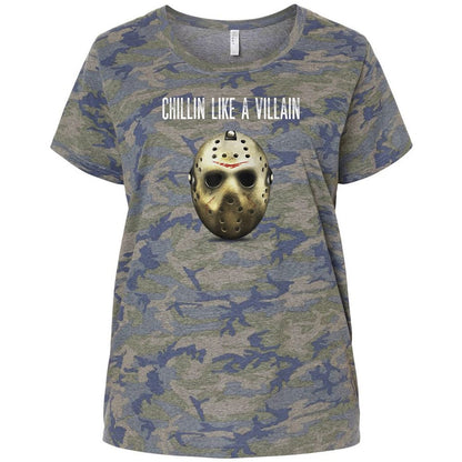 Ladies Curvy Jersey - GVWTTBCJ - Vintage Camo - 5