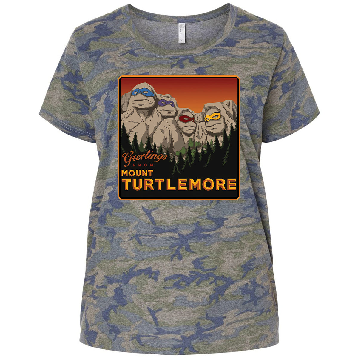 Ladies Curvy Jersey - Z4RGLMZW - Vintage Camo - 5