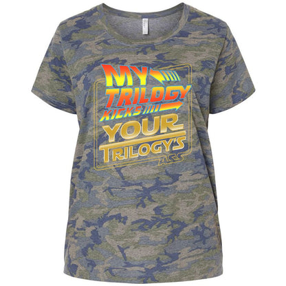 Ladies Curvy Jersey - 7REU9UM4 - Vintage Camo - 5