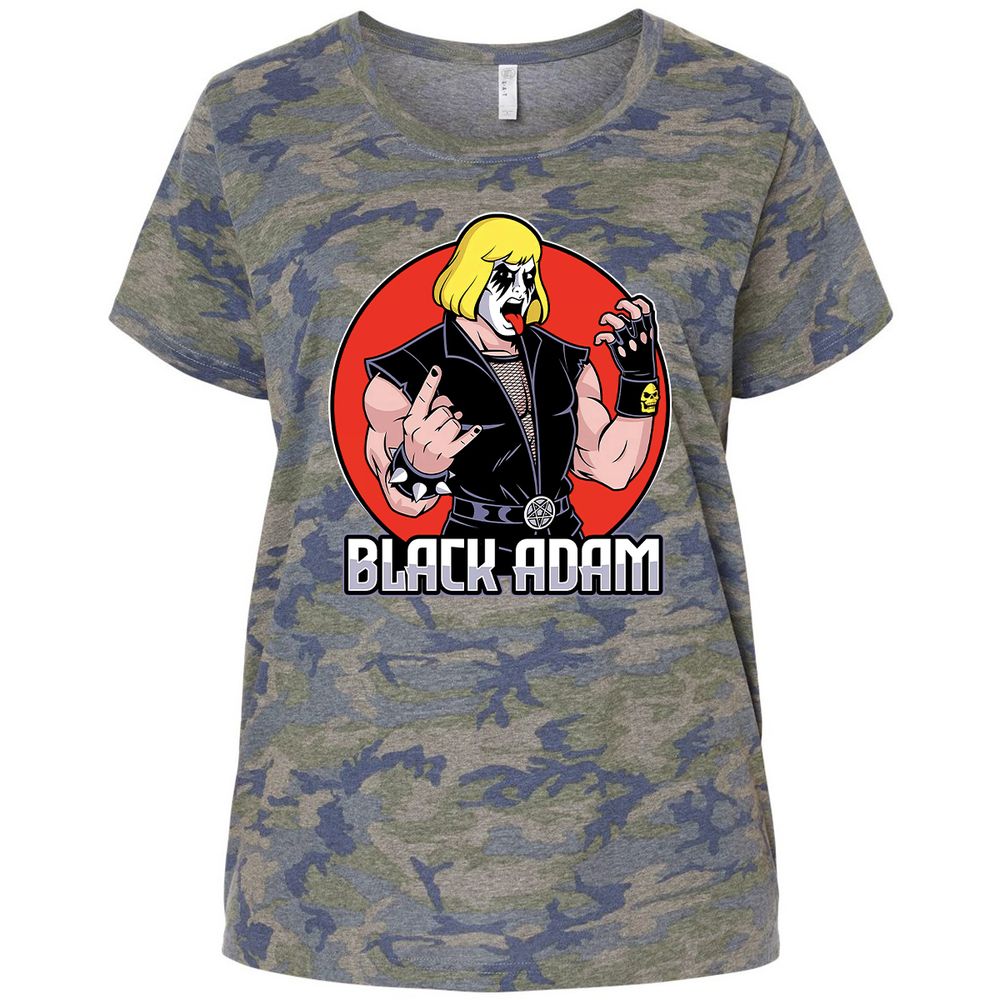 Ladies Curvy Jersey - 8Q96X1B4 - Vintage Camo - 5