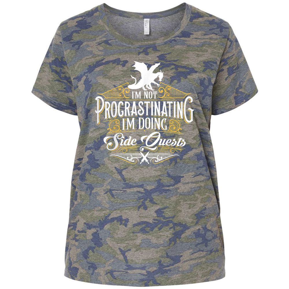 Ladies Curvy Jersey - GCGC33ZK - Vintage Camo - 5