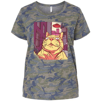 Ladies Curvy Jersey - 1AXLGEYX - Vintage Camo - 5