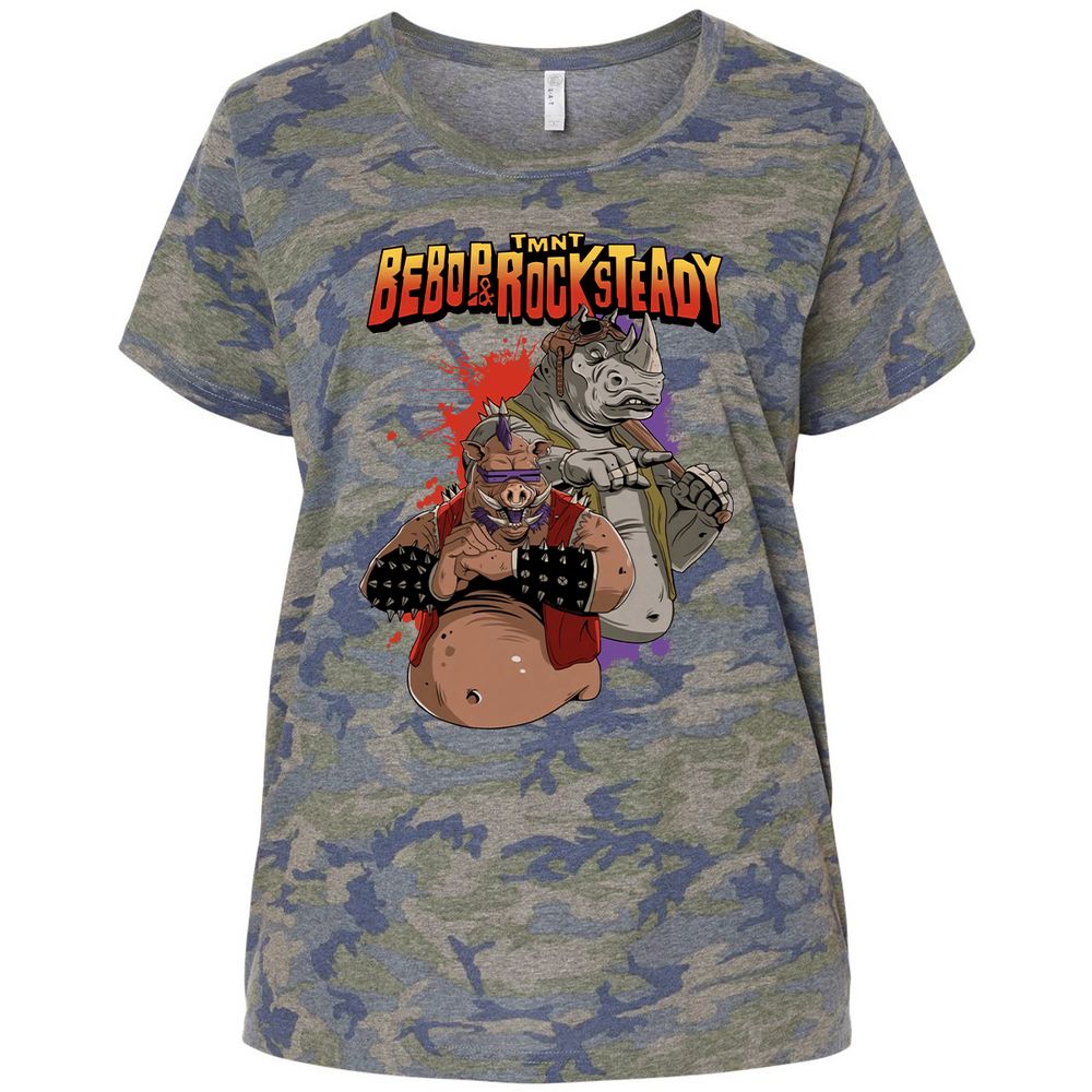 Ladies Curvy Jersey - GC7TBLG5 - Vintage Camo - 5