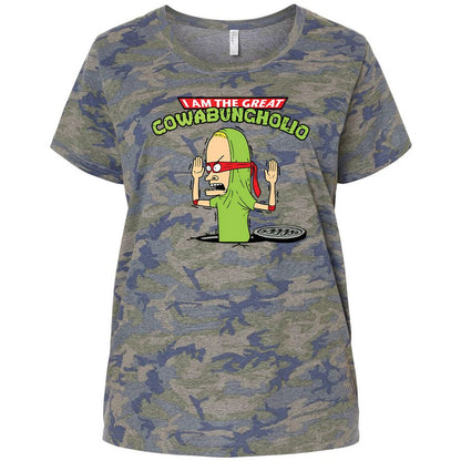 Ladies Curvy Jersey - 3V2K341R - Vintage Camo - 5