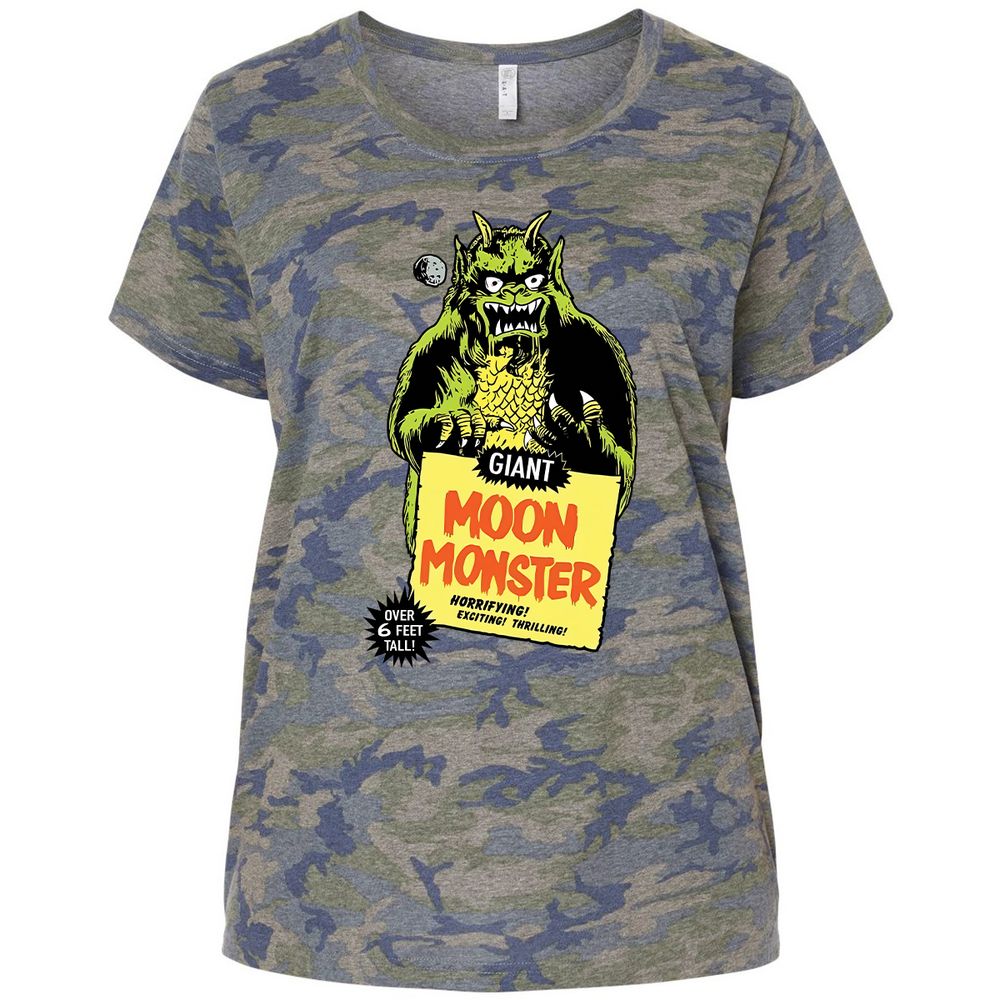 Ladies Curvy Jersey - GVA4QYRX - Vintage Camo - 5