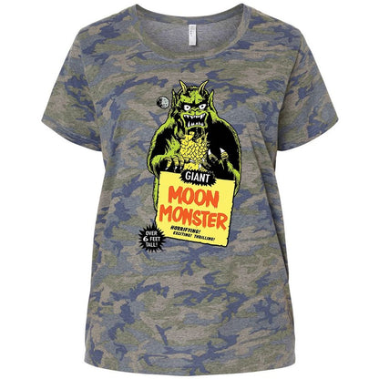 Ladies Curvy Jersey - GVA4QYRX - Vintage Camo - 5