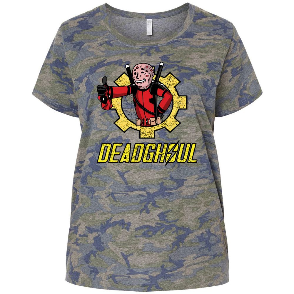 Ladies Curvy Jersey - WFC1M8U6 - Vintage Camo - 5