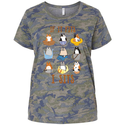 Ladies Curvy Jersey - DGPMRJ9R - Vintage Camo - 5