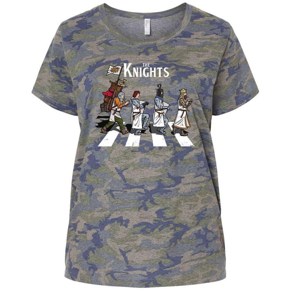 Ladies Curvy Jersey - FQB2WWFB - Vintage Camo - 5