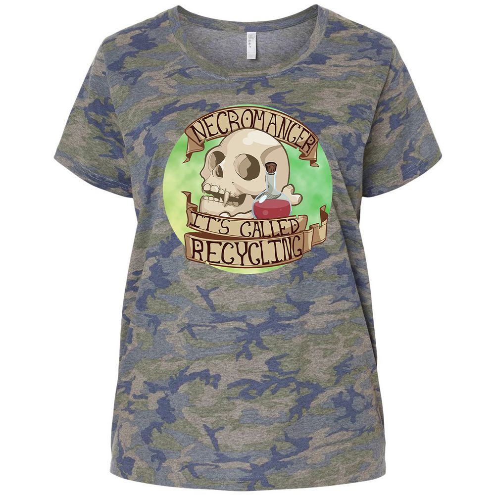 Ladies Curvy Jersey - YEZGVLVJ - Vintage Camo - 5