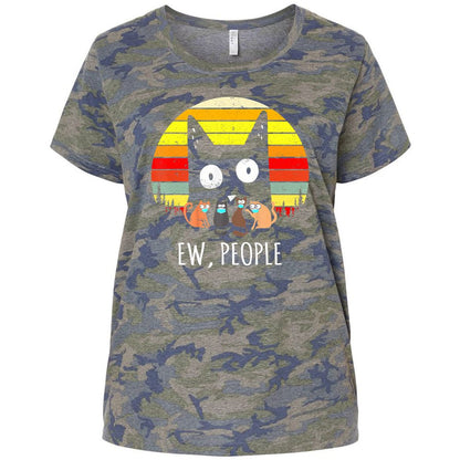Ladies Curvy Jersey - C78JNPMF - Vintage Camo - 5