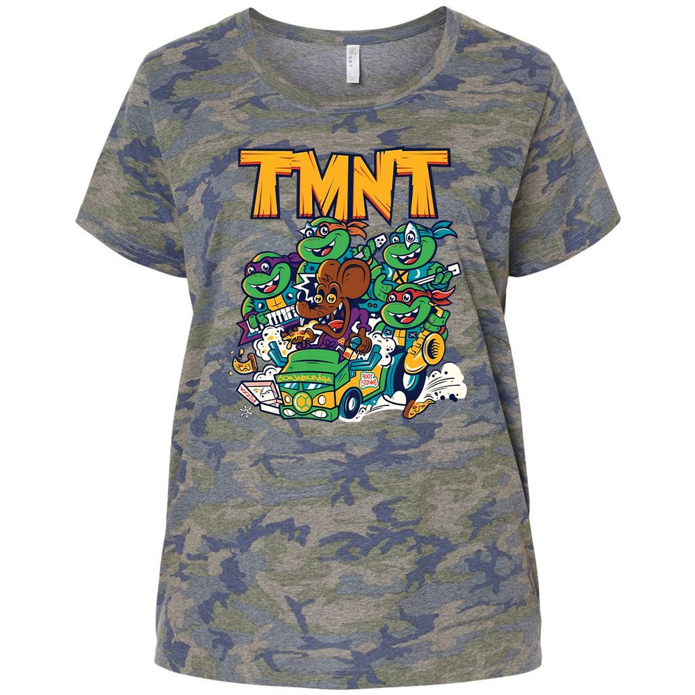 Ladies Curvy Jersey - 4SPPC7AS - Vintage Camo - 5