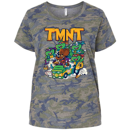 Ladies Curvy Jersey - 4SPPC7AS - Vintage Camo - 5