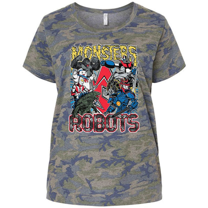 Ladies Curvy Jersey - JM8EM2L5 - Vintage Camo - 5