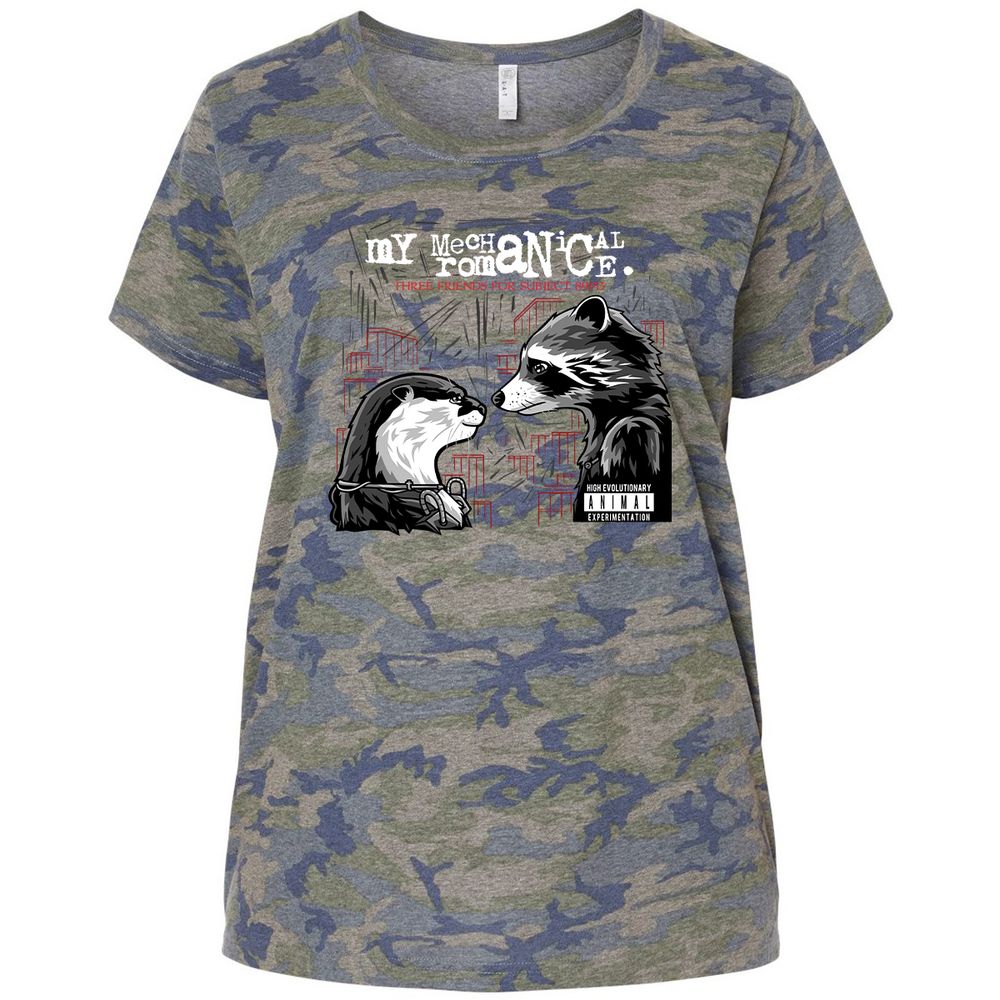 Ladies Curvy Jersey - GWL386KD - Vintage Camo - 5