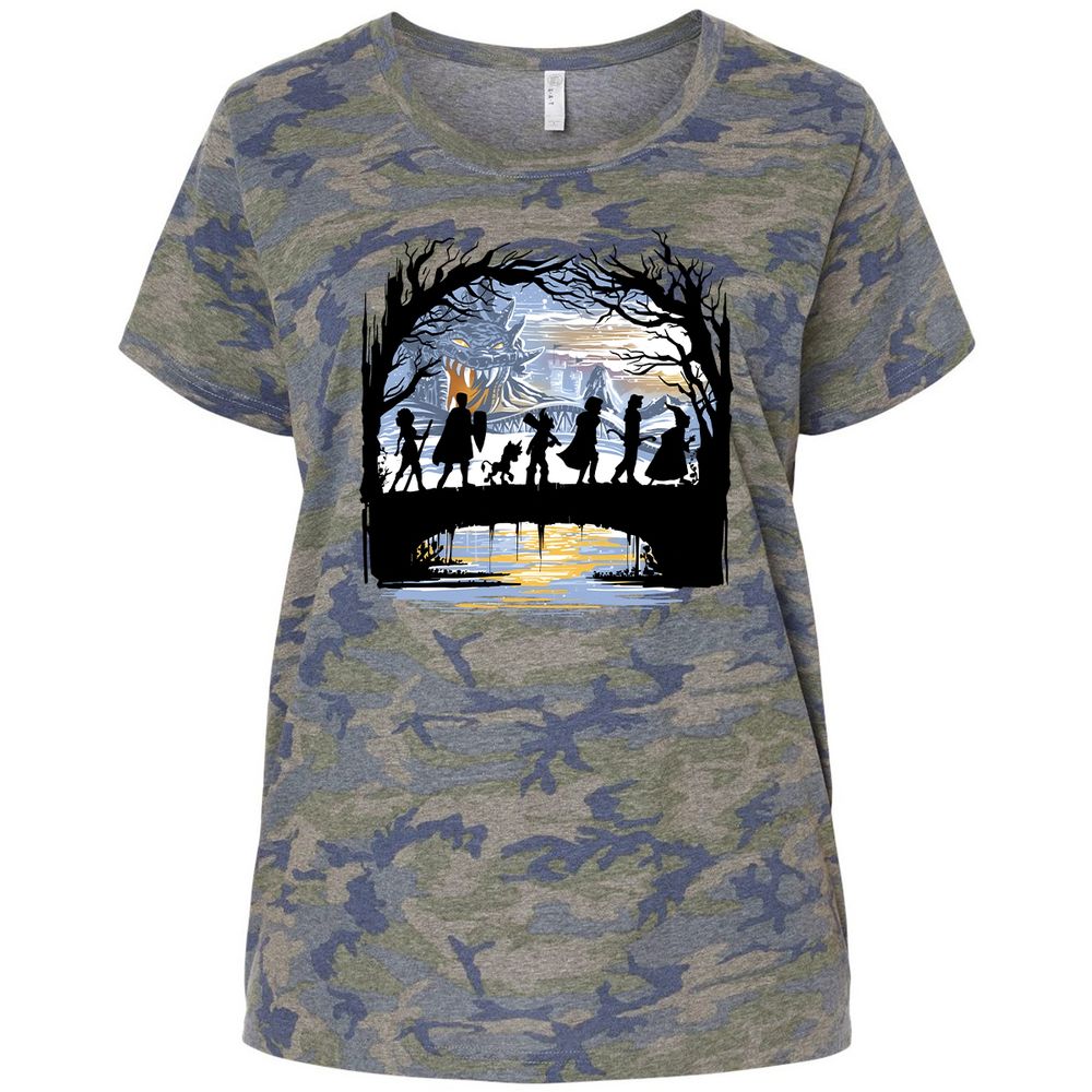 Ladies Curvy Jersey - M9FAH614 - Vintage Camo - 5