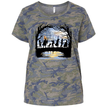 Ladies Curvy Jersey - M9FAH614 - Vintage Camo - 5