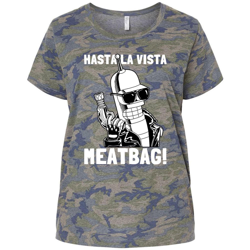 Ladies Curvy Jersey - VTS2XC5C - Vintage Camo - 5