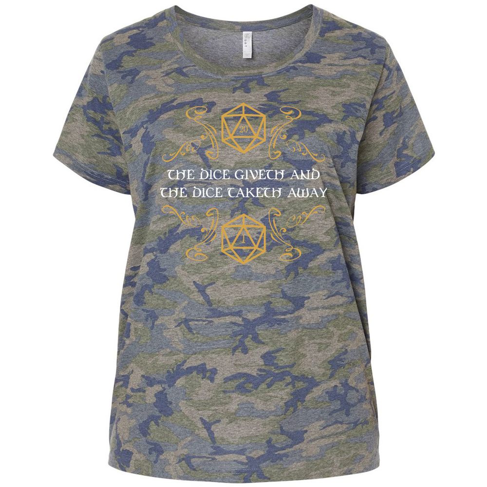 Ladies Curvy Jersey - K73DCNKG - Vintage Camo - 5