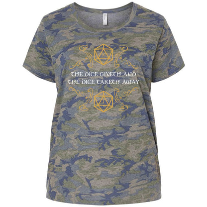 Ladies Curvy Jersey - K73DCNKG - Vintage Camo - 5