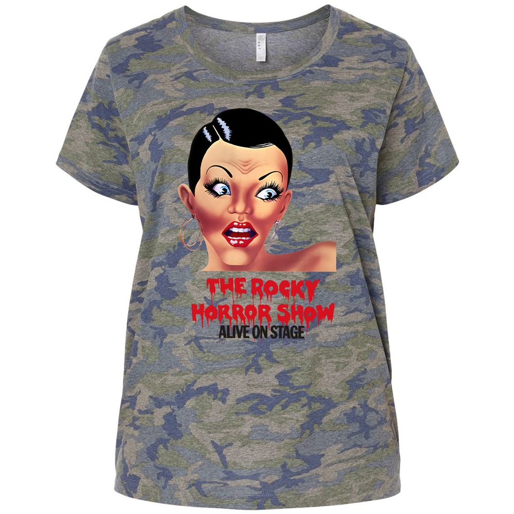 Ladies Curvy Jersey - XF9FWAK3 - Vintage Camo - 5