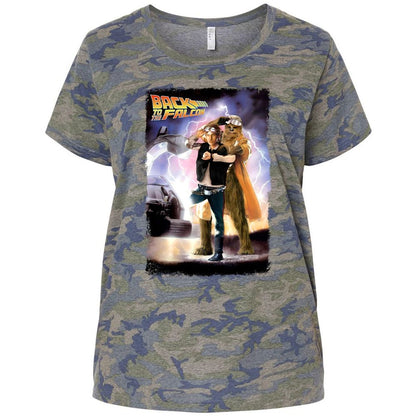 Ladies Curvy Jersey - ELM8FVXR - Vintage Camo - 5