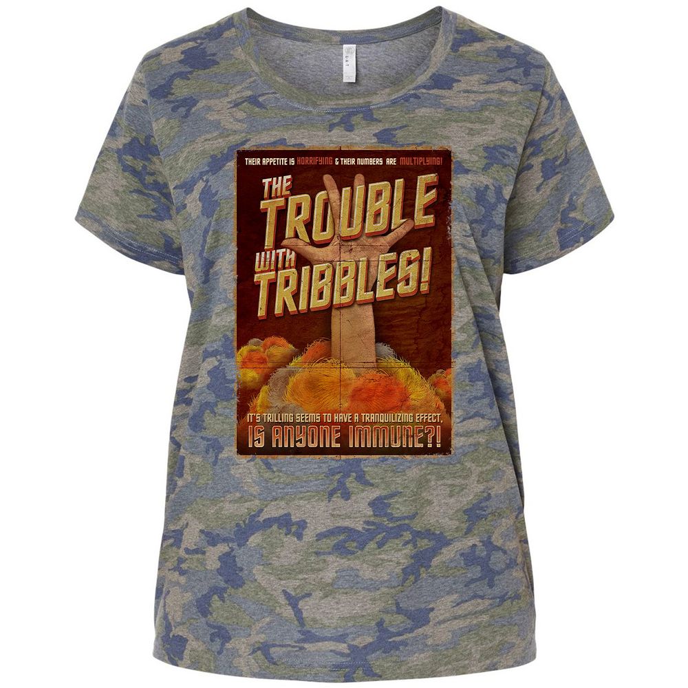 Ladies Curvy Jersey - PYMHU2XP - Vintage Camo - 5