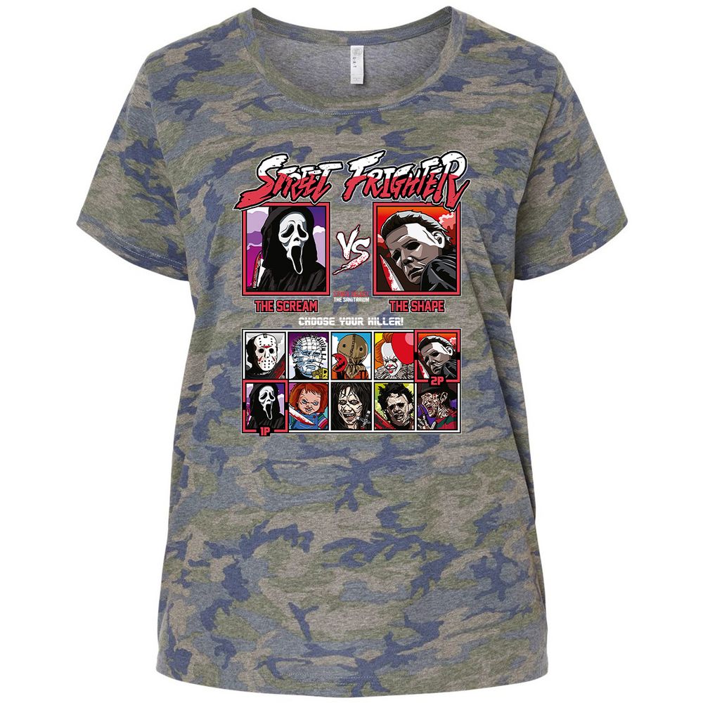 Ladies Curvy Jersey - TAQV6RPH - Vintage Camo - 5