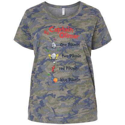 Ladies Curvy Jersey - 8ZK9U5XA - Vintage Camo - 5