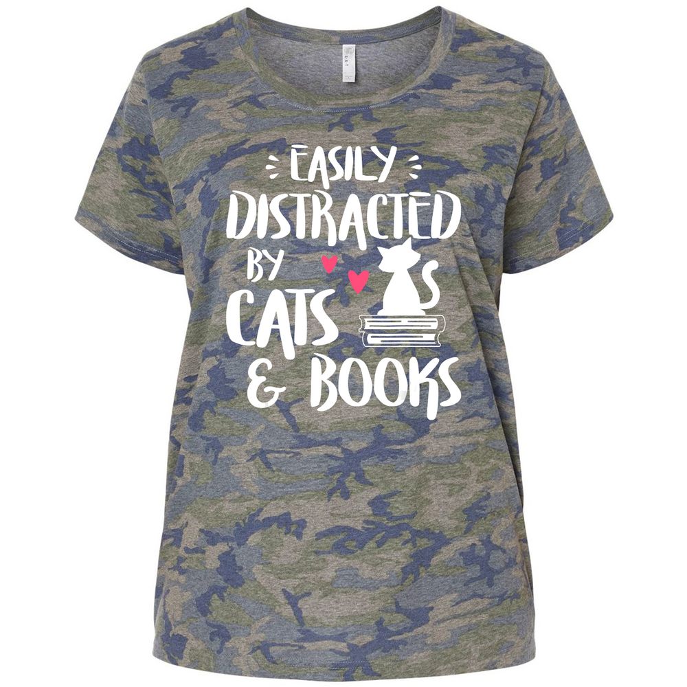 Ladies Curvy Jersey - JXRRH86R - Vintage Camo - 5