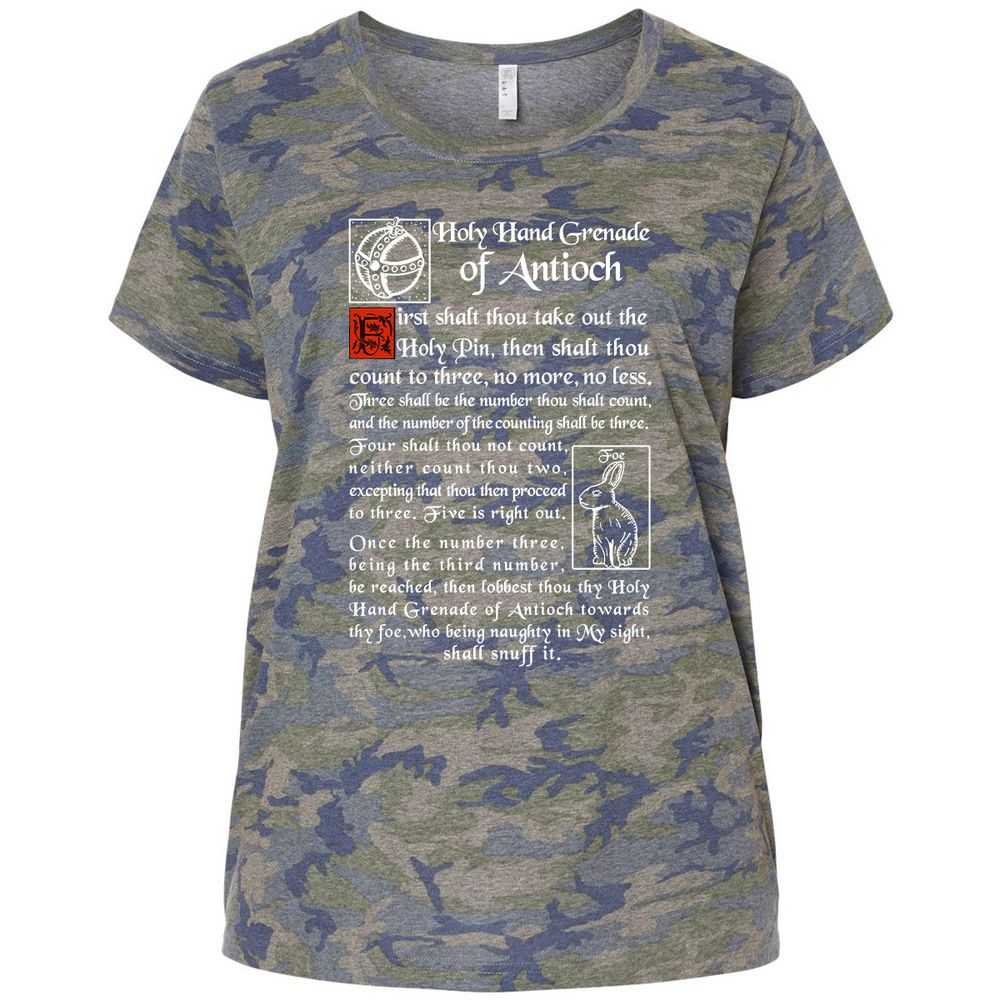 Ladies Curvy Jersey - 2Q3K5831 - Vintage Camo - 5