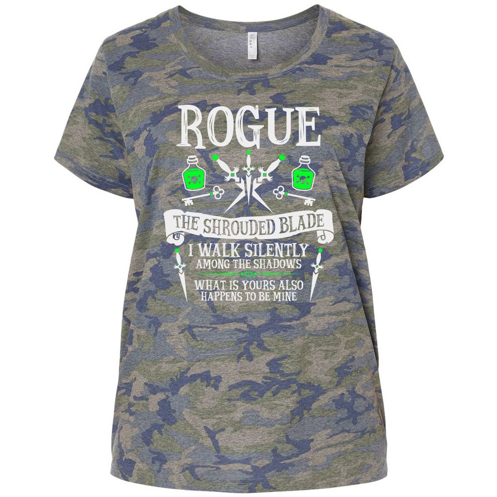 Ladies Curvy Jersey - TR3L1KQQ - Vintage Camo - 5