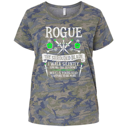 Ladies Curvy Jersey - TR3L1KQQ - Vintage Camo - 5