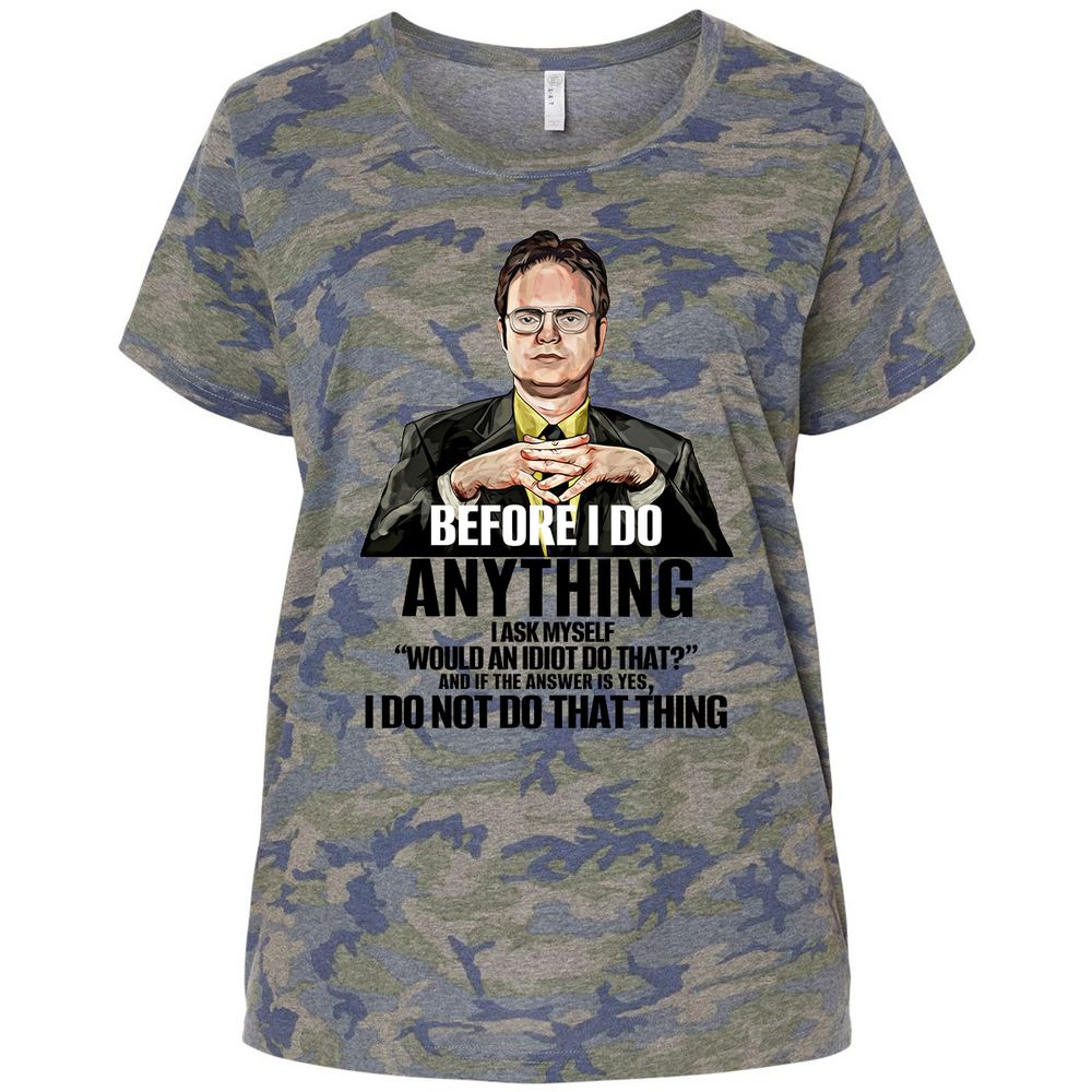 Ladies Curvy Jersey - LV6WFBSM - Vintage Camo - 5