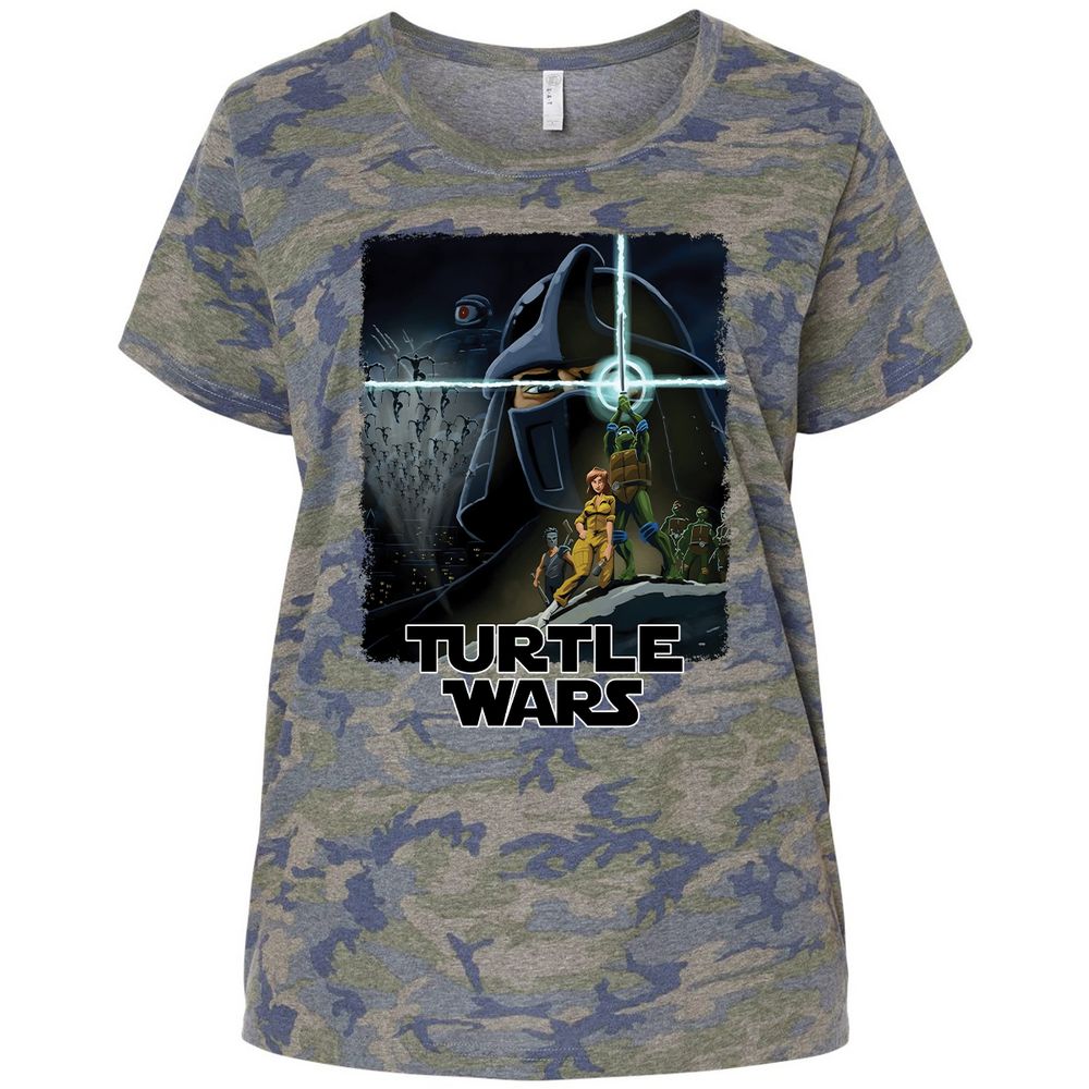 Ladies Curvy Jersey - DGZNUVAR - Vintage Camo - 5