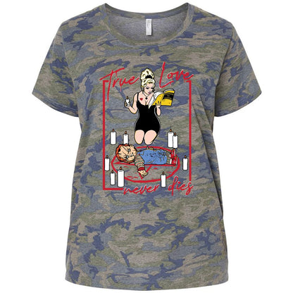 Ladies Curvy Jersey - 6KS2R2BH - Vintage Camo - 5